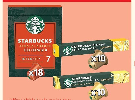 Capsules Starbucks