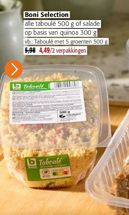 Taboulé met 5 groenten 500 g