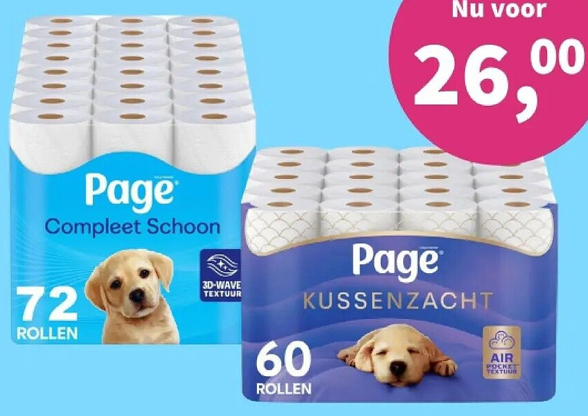 Page toiletpapier