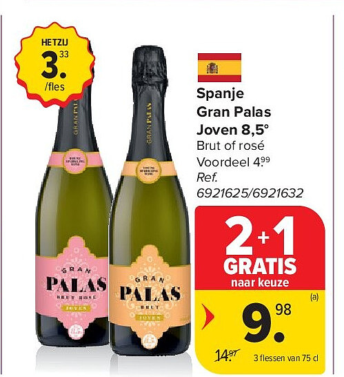 Spanje Gran Palas Joven 8,5°