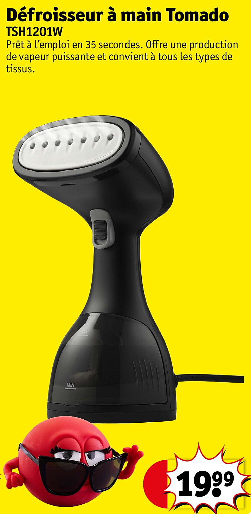 Défroisseur à main Tomado TSH1201W