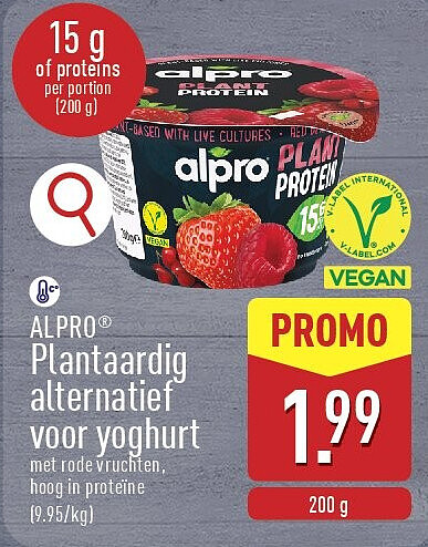Plantaardig alternatief voor yoghurt
