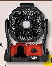 Multi-batterij ventilator-lamp of werklamp