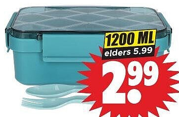 Enrico lunchbox 1200 ml