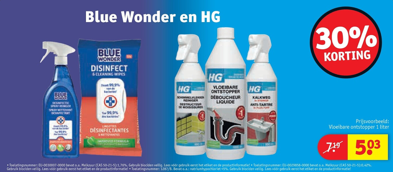 Blue Wonder en HG