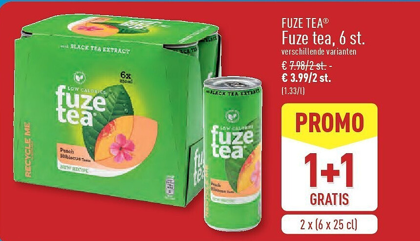 Fuze tea, 6st.