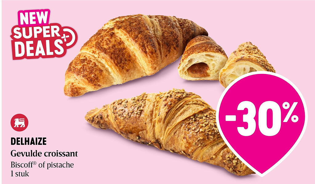 DELHAIZE Gevulde croissant