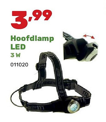 Hoofdlamp LED 3 W