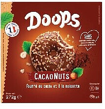 Donuts au cacao et à la noisette surgelés Doops
