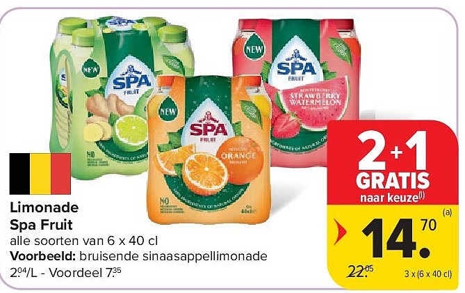 Limonade Spa Fruit