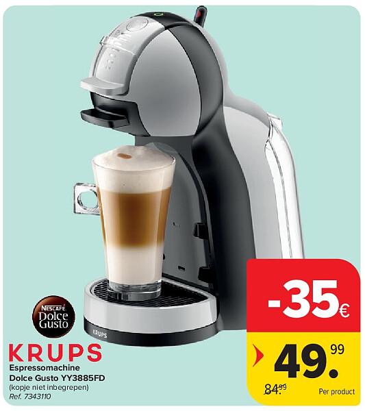 Espressomachine Dolce Gusto YY3885FD