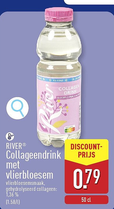 Collageendrink met vlierbloesem