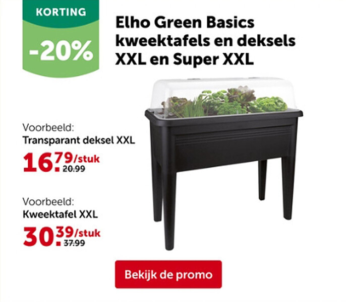 Transparant deksel XXL