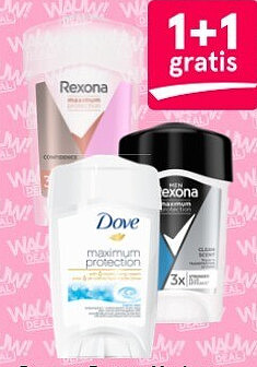 Dove en Rexona Maximum Protection