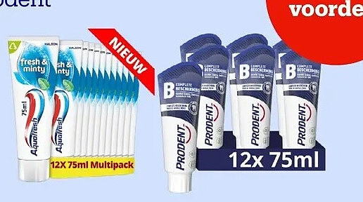 Aquafresh 12x75ml