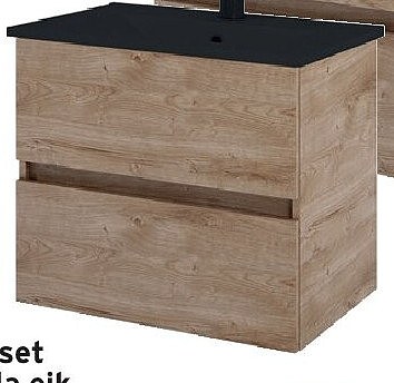 Badmeubelset Heon canela eik 60 cm