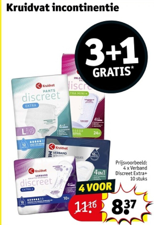 Kruidvat incontinentie