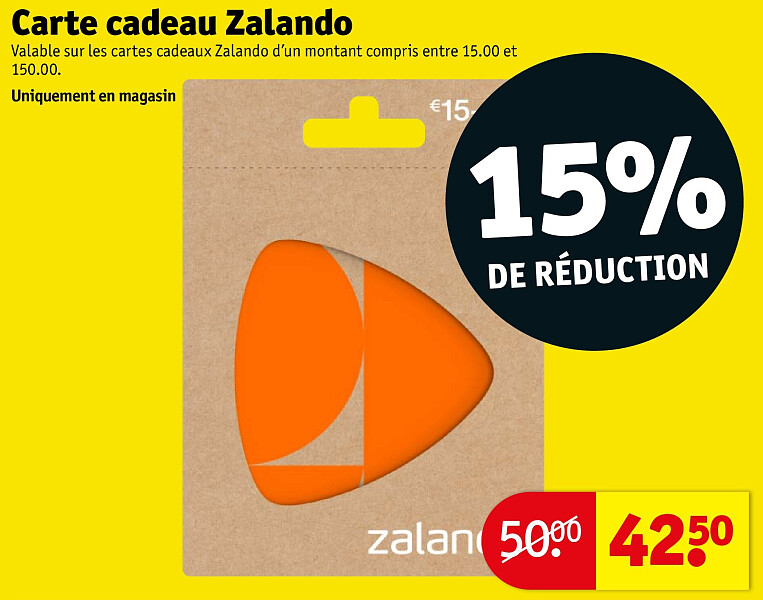Carte cadeau Zalando
