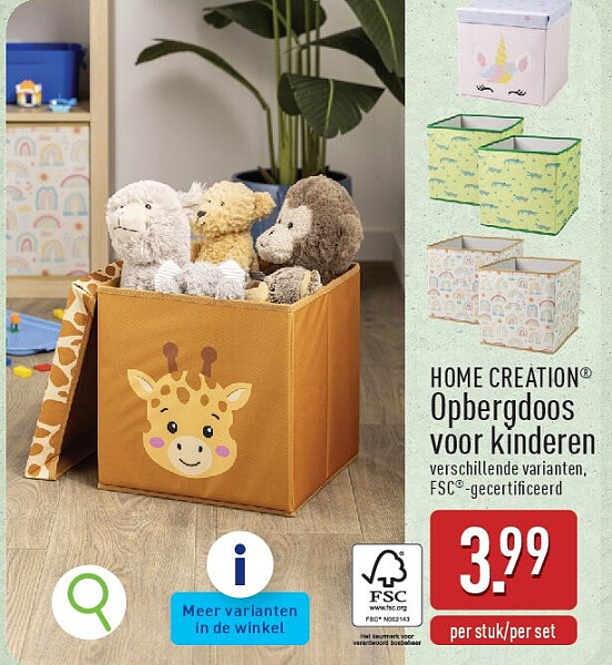 Opbergdoos voor kinderen