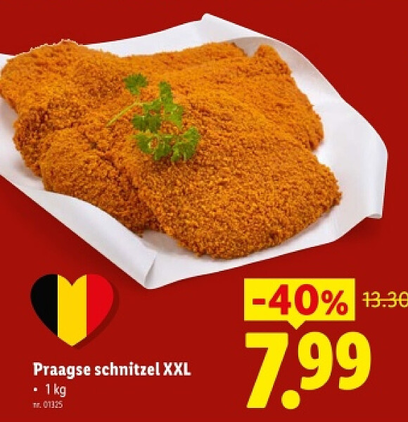 Praagse schnitzel XXL