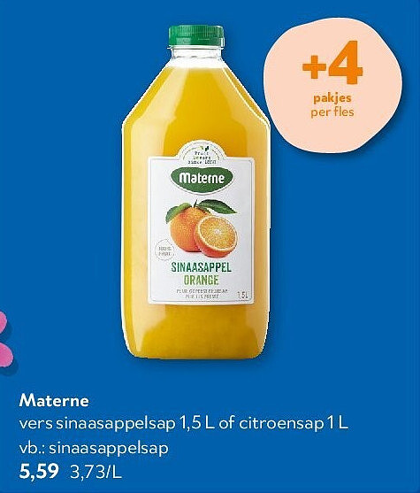 Materne sinaasappelsap