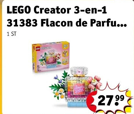 LEGO Creator 3-en-1 31383 Flacon de Parfu