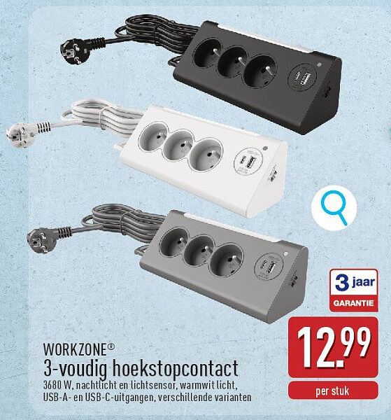3-voudighoekstopcontact