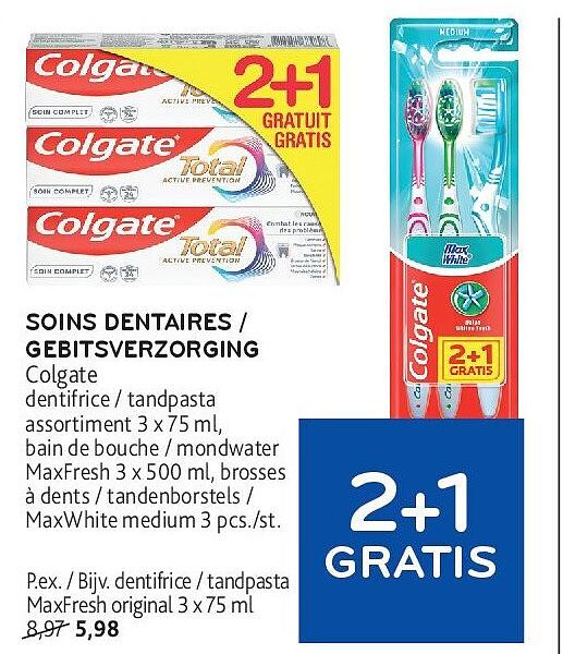SOINS DENTAIRES / GEBITSVERZORGING