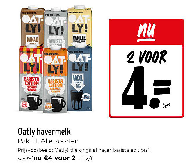 Oatly havermelk