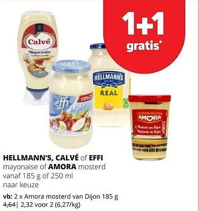 Amora mosterd van Dijon 185 g
