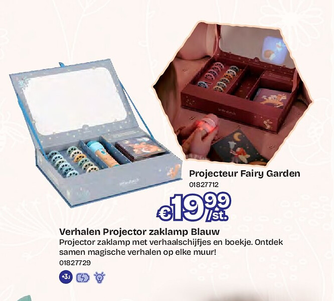 Verhalen Projector zaklamp Blauw