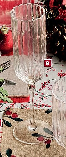 Set van 4 champagneglazen