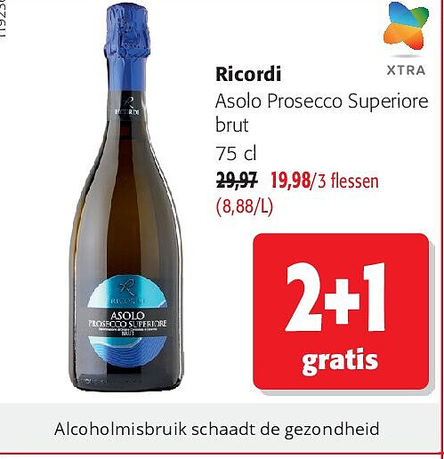 Ricordi Asolo Prosecco Superiore brut 75 cl