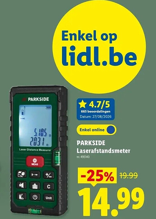 Laserafstandsmeter
