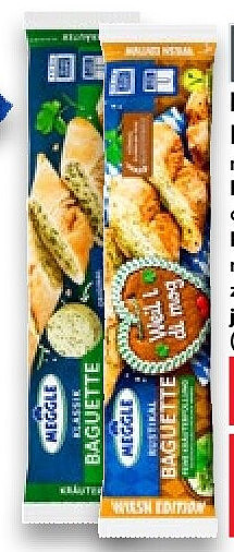 Baguette mit Kräuter- oder Knoblauchbutter oder veganes Rustikal-Baguette
