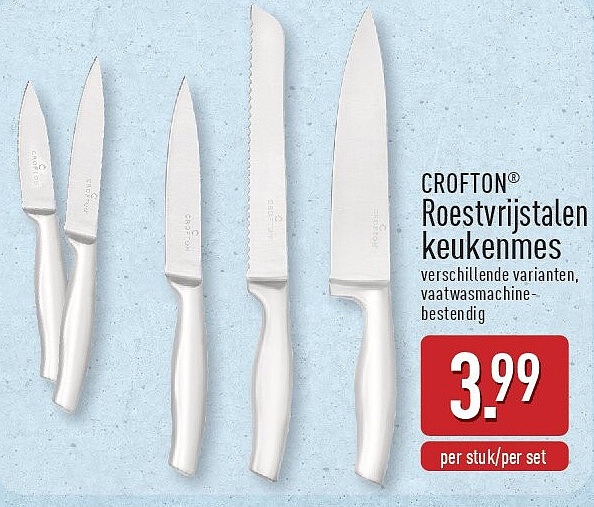 Roestvrijstalen keukenmes