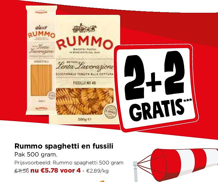 Rummo spaghetti en fussili
