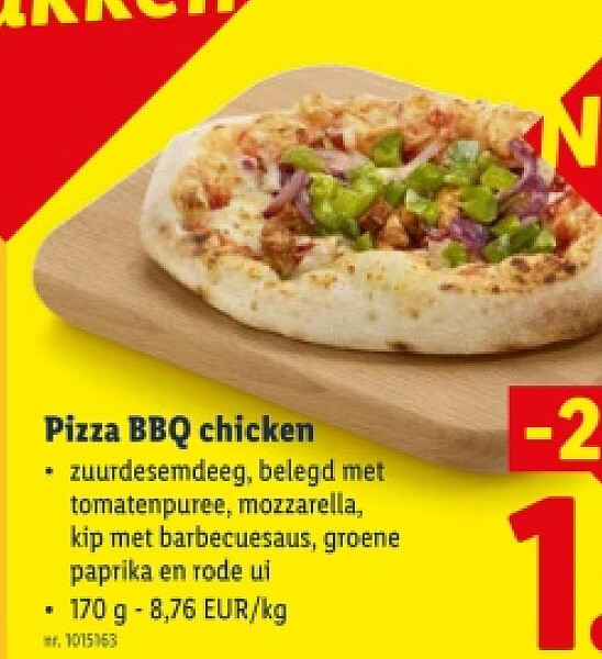 Pizza BBQ chicken