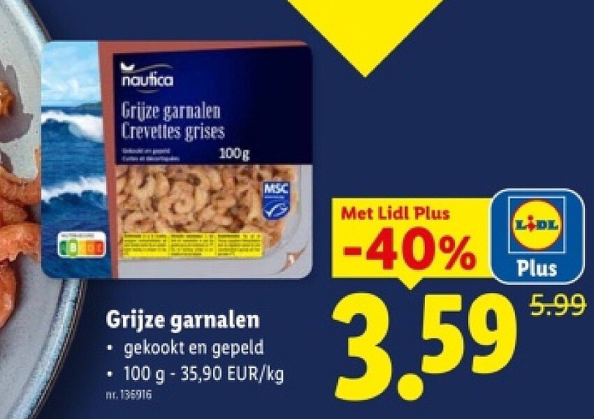 Grijze garnalen