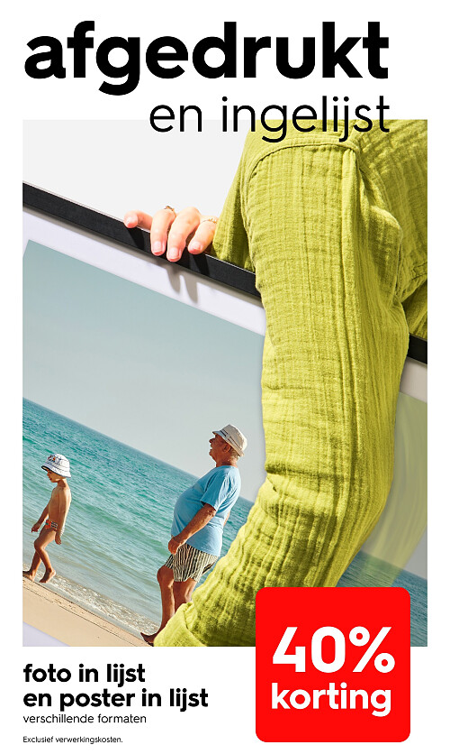 foto in lijst en poster in lijst