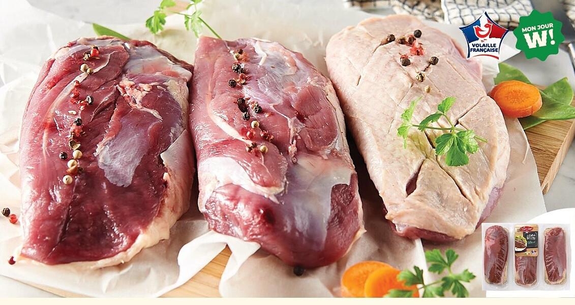 3 filets de canard Le Gaulois