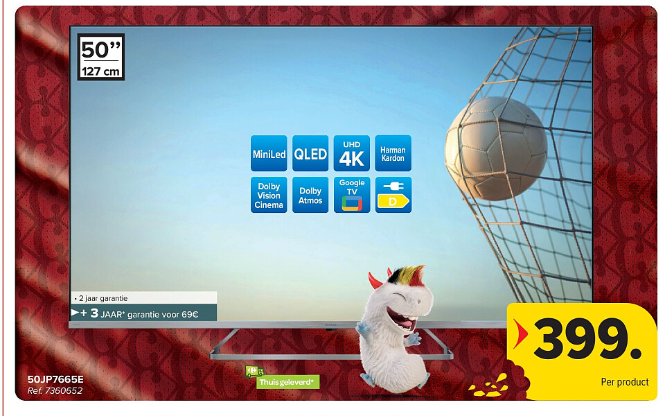 SHARP 50JP7665E QLED TV