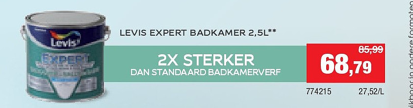 LEVIS EXPERT BADKAMER 2,5L