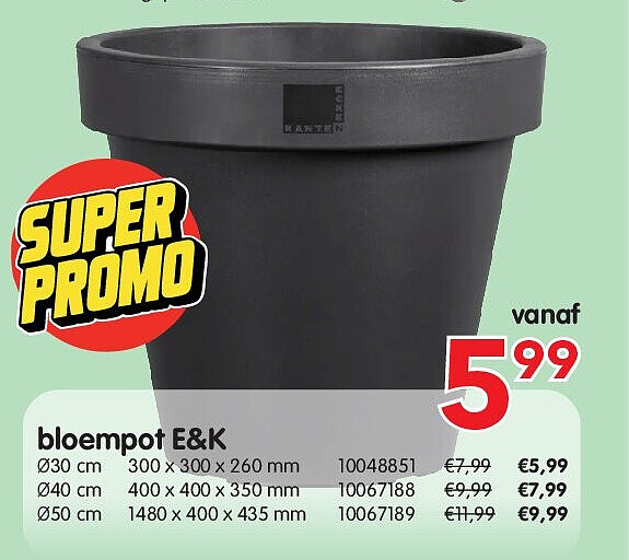 bloempot E&K