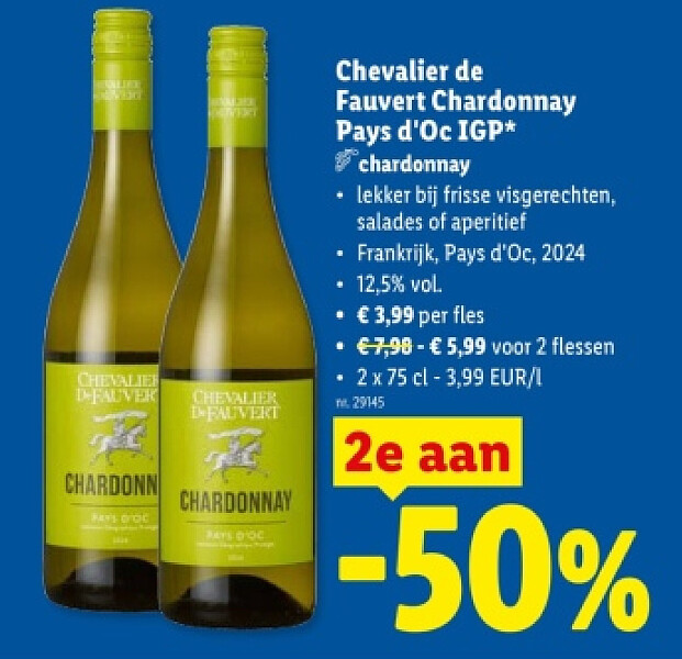 Fauvert Chardonnay Pays d'Oc IGP*
