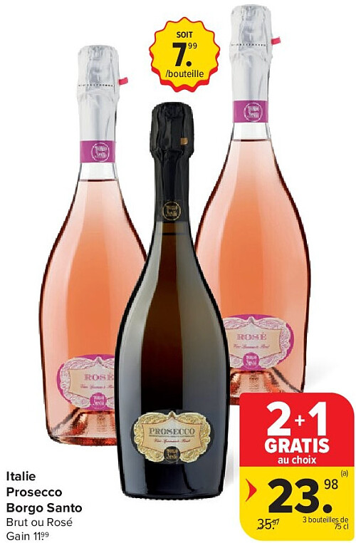 Italie Prosecco Borgo Santo