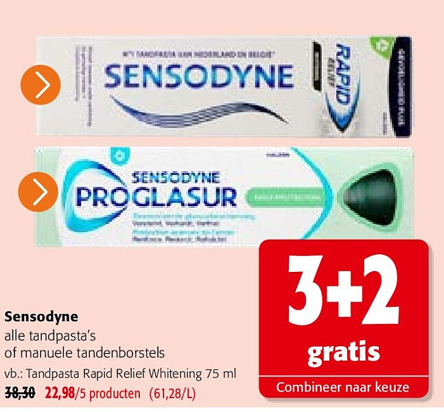 Sensodyne Tandpasta Rapid Relief Whitening 75 ml