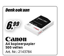Canon A4 kopieerpapier 500 vellen