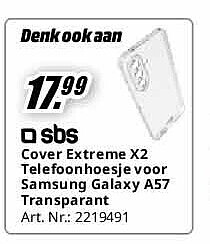 Cover Extreme X2 Telefoonhoesje voor Samsung Galaxy A57 Transparant