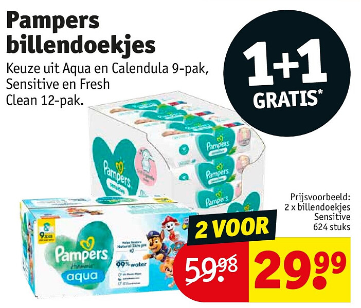 Pampers billendoekjes